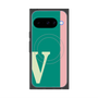 Premium Square Case with Pixelsnap［ Original - initial color line - V green ］