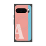Premium Square Case with Pixelsnap［ Original - initial color line - A pink ］