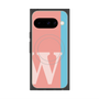 Premium Square Case with Pixelsnap［ Original - initial color line - W pink ］