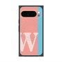 Premium Square Case with Pixelsnap［ Original - initial color line - W pink ］