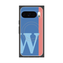 Premium Square Case with Pixelsnap［ Original - initial color line - W blue ］