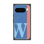 Premium Square Case with Pixelsnap［ Original - initial color line - W blue ］