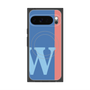 Premium Square Case with Pixelsnap［ Original - initial color line - W blue ］