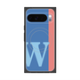 Premium Square Case with Pixelsnap［ Original - initial color line - W blue ］
