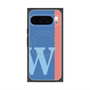 Premium Square Case with Pixelsnap［ Original - initial color line - W blue ］