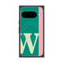 Premium Square Case with Pixelsnap［ Original - initial color line - W green ］