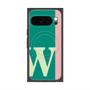 Premium Square Case with Pixelsnap［ Original - initial color line - W green ］