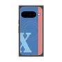 Premium Square Case with Pixelsnap［ Original - initial color line - X blue ］