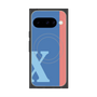 Premium Square Case with Pixelsnap［ Original - initial color line - X blue ］