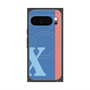 Premium Square Case with Pixelsnap［ Original - initial color line - X blue ］
