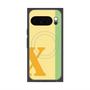 Premium Square Case with Pixelsnap［ Original - initial color line - X yellow ］