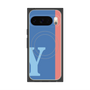Premium Square Case with Pixelsnap［ Original - initial color line - Y blue ］