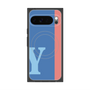 Premium Square Case with Pixelsnap［ Original - initial color line - Y blue ］