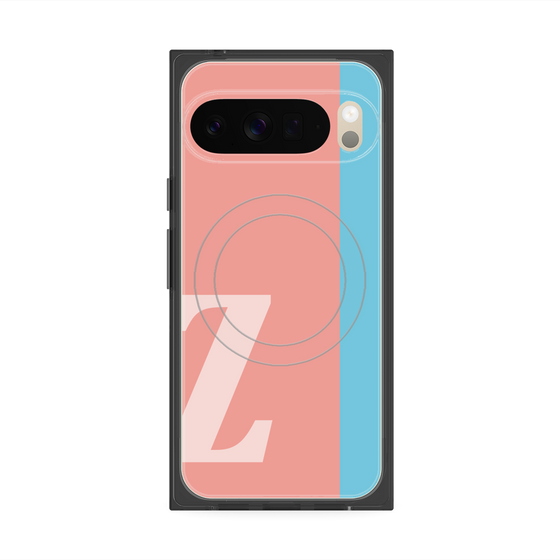 Premium Square Case with Pixelsnap［ Original - initial color line - Z pink ］