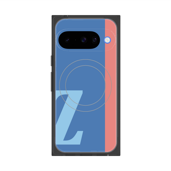 Premium Square Case with Pixelsnap［ Original - initial color line - Z blue ］