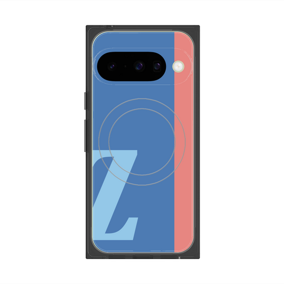 Premium Square Case with Pixelsnap［ Original - initial color line - Z blue ］