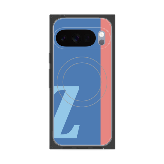 Premium Square Case with Pixelsnap［ Original - initial color line - Z blue ］