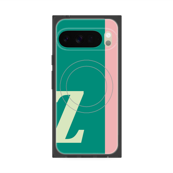 Premium Square Case with Pixelsnap［ Original - initial color line - Z green ］