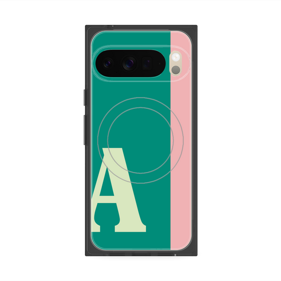 Premium Square Case with Pixelsnap［ Original - initial color line - A green ］