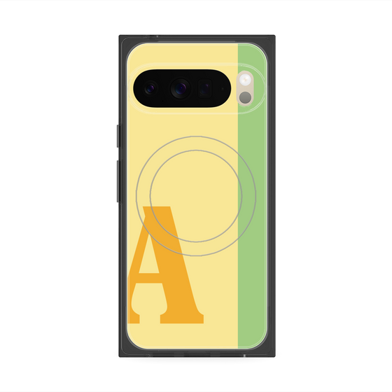Premium Square Case with Pixelsnap［ Original - initial color line - A yellow ］