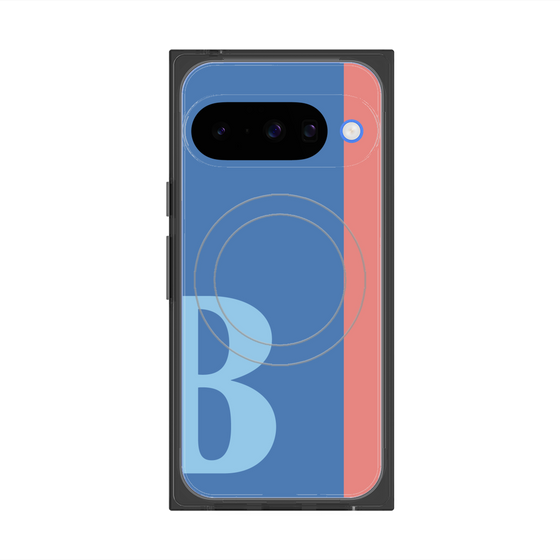 Premium Square Case with Pixelsnap［ Original - initial color line - B blue ］