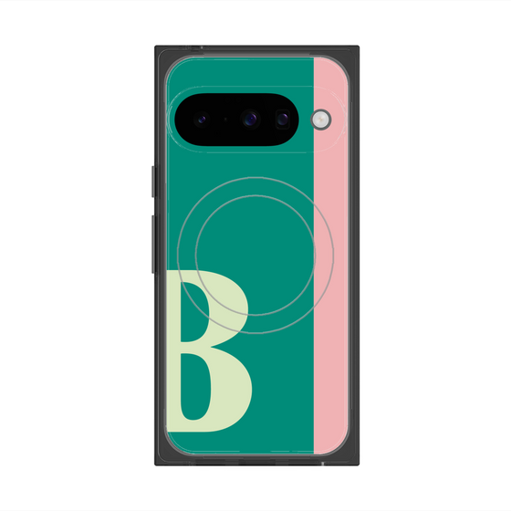 Premium Square Case with Pixelsnap［ Original - initial color line - B green ］