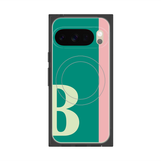 Premium Square Case with Pixelsnap［ Original - initial color line - B green ］