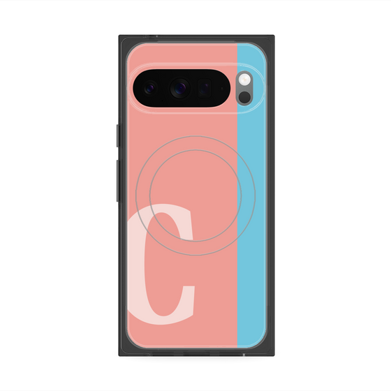 Premium Square Case with Pixelsnap［ Original - initial color line - C pink ］