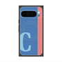 Premium Square Case with Pixelsnap［ Original - initial color line - C blue ］