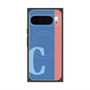 Premium Square Case with Pixelsnap［ Original - initial color line - C blue ］