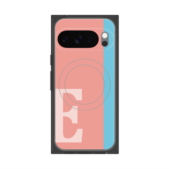 Premium Square Case with Pixelsnap［ Original - initial color line - E pink ］