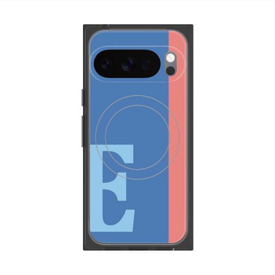 Premium Square Case with Pixelsnap［ Original - initial color line - E blue ］
