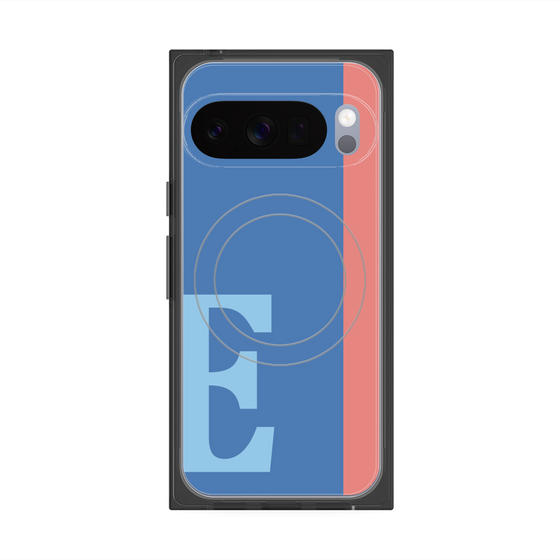 Premium Square Case with Pixelsnap［ Original - initial color line - E blue ］