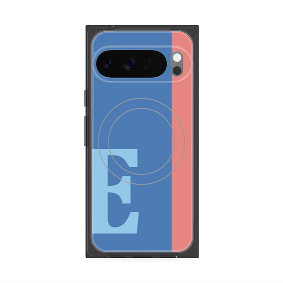 Premium Square Case with Pixelsnap［ Original - initial color line - E blue ］