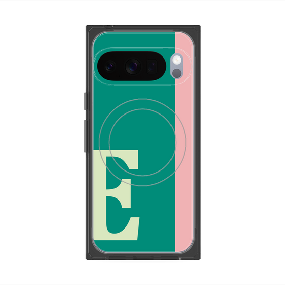 Premium Square Case with Pixelsnap［ Original - initial color line - E green ］