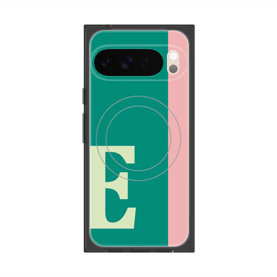 Premium Square Case with Pixelsnap［ Original - initial color line - E green ］