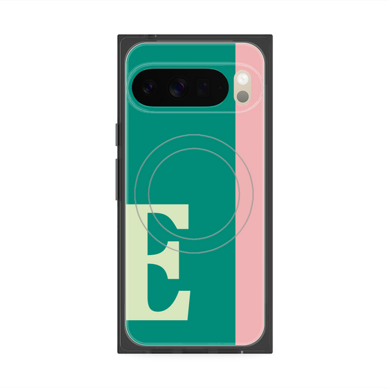 Premium Square Case with Pixelsnap［ Original - initial color line - E green ］