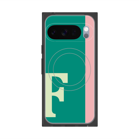 Premium Square Case with Pixelsnap［ Original - initial color line - F green ］