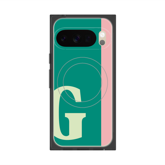 Premium Square Case with Pixelsnap［ Original - initial color line - G green ］