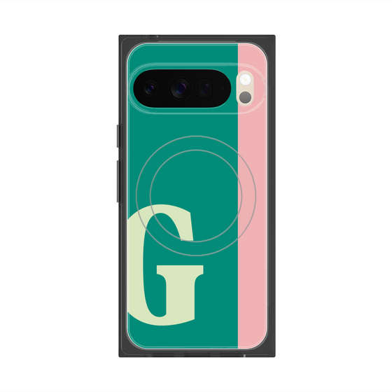 Premium Square Case with Pixelsnap［ Original - initial color line - G green ］