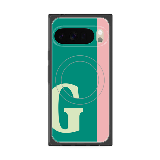 Premium Square Case with Pixelsnap［ Original - initial color line - G green ］