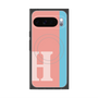 Premium Square Case with Pixelsnap［ Original - initial color line - H pink ］
