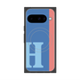 Premium Square Case with Pixelsnap［ Original - initial color line - H blue ］