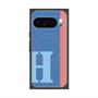 Premium Square Case with Pixelsnap［ Original - initial color line - H blue ］