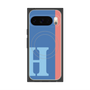 Premium Square Case with Pixelsnap［ Original - initial color line - H blue ］