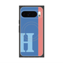 Premium Square Case with Pixelsnap［ Original - initial color line - H blue ］