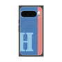 Premium Square Case with Pixelsnap［ Original - initial color line - H blue ］