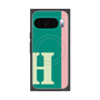 Premium Square Case with Pixelsnap［ Original - initial color line - H green ］