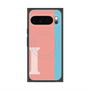 Premium Square Case with Pixelsnap［ Original - initial color line - I pink ］