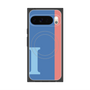 Premium Square Case with Pixelsnap［ Original - initial color line - I blue ］